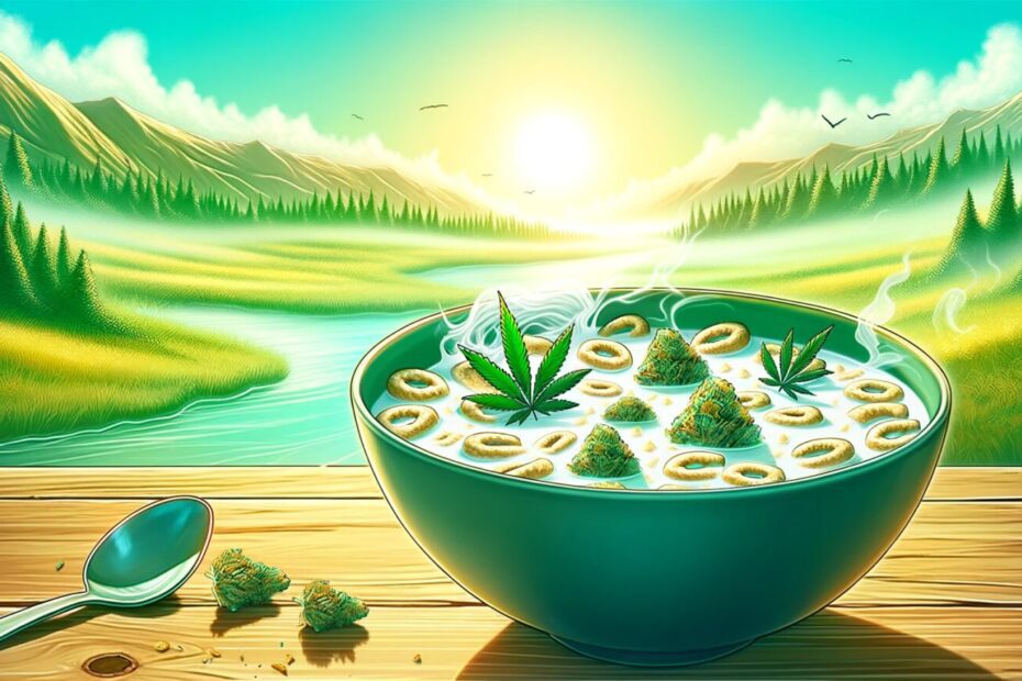 Cereal milk strain creative depiction